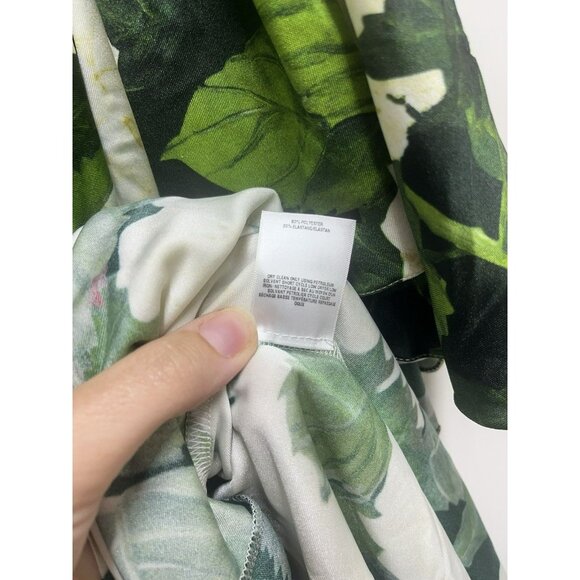 Oscar de La Renta NWT NEW Hydrangea Cold Shoulder Jersey Dress Size 4 Small - Picture 6 of 11